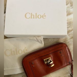 Chloe PORTEFEUILLE Paddington Wallet Leather